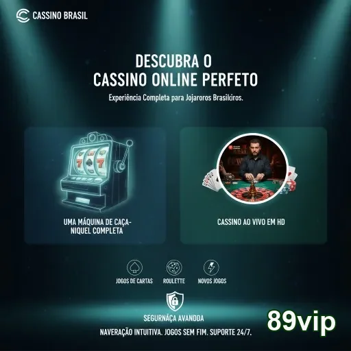 Máquina de caça-níqueis e cassino ao vivo na 89vip.