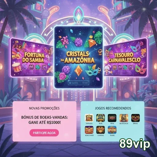 Tela de acesso rápido ao cassino online 89vip com jogos.
