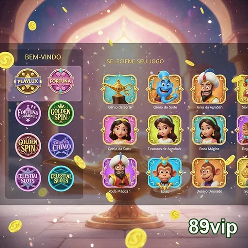 Tela de jogos de slot da 89vip com opções divertidas.