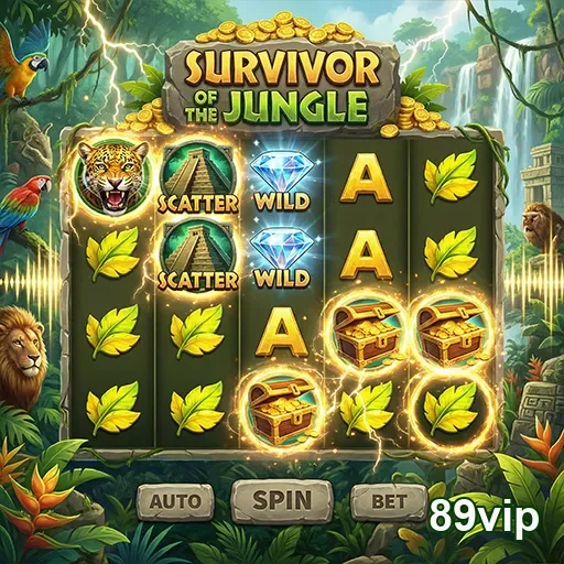 Exibição do jogo Survivor of the Jungle no 89vip.